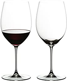 RIEDEL Veritas Cabernet/Merlot Weinglas, 2er Set, Klares Kristallglas, premium maschinell gefertigt