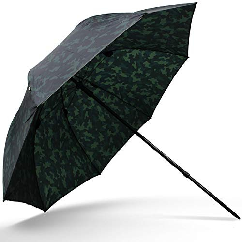 Carp Coarse Fishing Camo Umbrella With Tilt Action 45 Day Shelter Brolly NGT