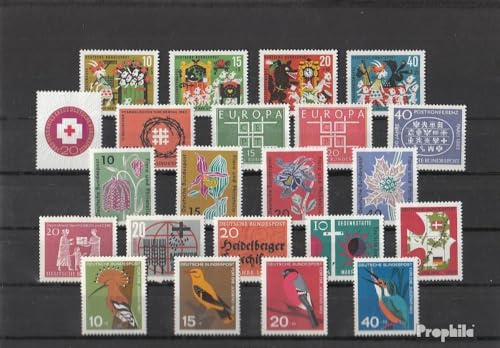 Prophila Collection BRD (BR.Deutschland) 1963 postfrisch ** MNH kompletter Jahrgang in sauberer Erhaltung (Briefmarken für Sammler)