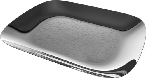 Alessi MW10 Dressed Platte rechteckig aus Edelstahl