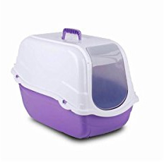 Dogi Click and Secure Katzentoilette, Toilettenbox, Rosa