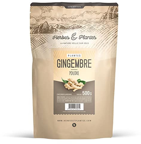 Gingembre racine en poudre 500 g