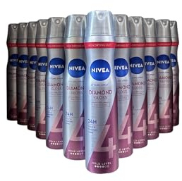 12 x NIVEA Haar Spray Diamond Gloss Extra Stark 250 ml