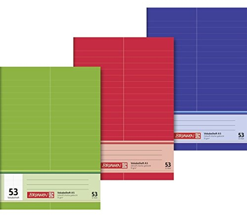 Vokabelheft A5 32Bl Lin 53 1 Heft sortiert