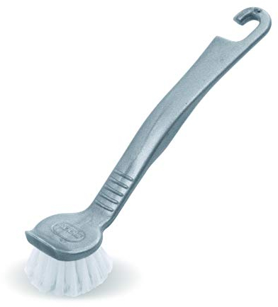 Addis 510290 Round Pot Dish Brush, Metallic, 5 x 4 x 21 cm