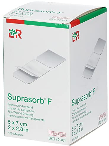 Suprasorb F Film Wundkompresse, 7 x 5 cm