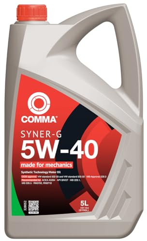 Comma SYN5L 5L Syner-G Full Synthetic 5W40 Motor Oil