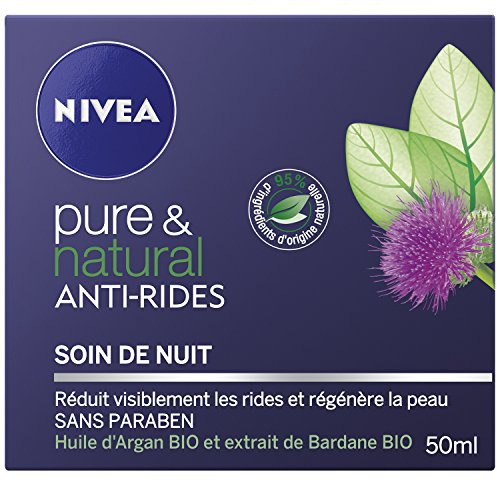 NIVEA Pure and Natural Care Anti-Falten Nacht 50ml