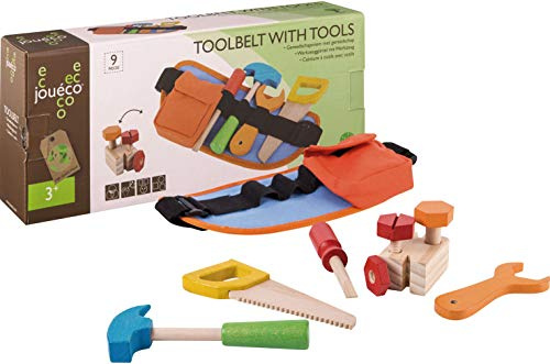 Jouéco - Werkzeuggürtel mit Werkzeug 9-teilig