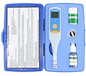 Apera Instruments SX610 pH-Meter (pH ±0,1 Genauigkeit, Messbereich pH 0-14, Temperaturanzeige, wasserfest, kompakt)