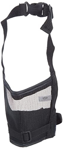 Trixie 19263 Maulkorb mit Netzeinsatz, Polyester, M, schwarz
