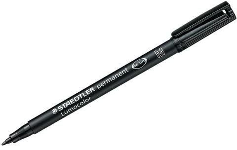 Folienstift M perman.schwarz LUMOCOLOR 3179 BKDA Blister
