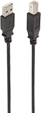Ewent Cavo Stampante USB 2.0 Nero, 3 Metri, Tibo A Maschio a Tipo B Maschio
