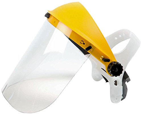 AMA 07070 Visiera protettiva professionale con schermatura a rete e moderazione regolabile