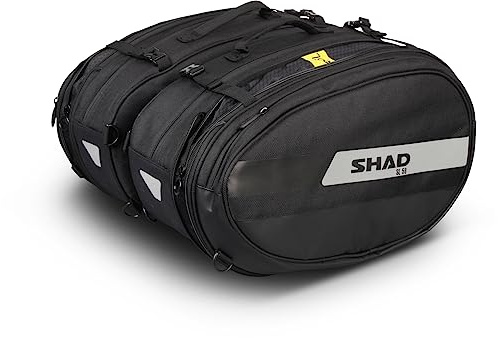 SHAD X0sl58 - satteltaschen oder Seitentaschen sl 58, Schwarz | Vielseitig einsetzbar