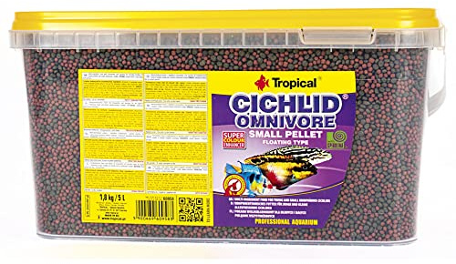 Tropical Cichlid Omnivore Small Pellet, 1er Pack (1 x 2.2 l)