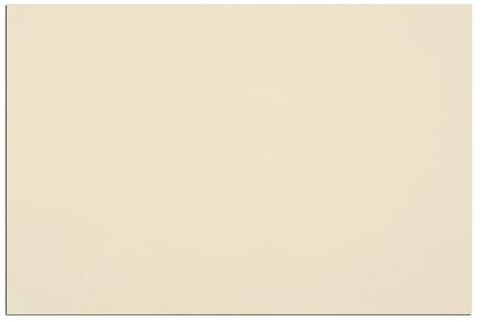 Musiclily 43,5x29cm Foglio Battipenna Materiale Pickguard Blank per Chitarra Elettrica e Basso, 3 strati Crema