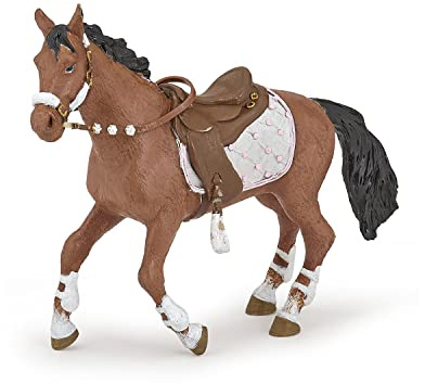 PAPO - Realistische Pferd für die Fashion-Reiterin-Figur - 3 Jahre + - Kollektion Reiterwelt - Kreativspiel Reitabenteuer - Geschenkidee Spielzeug für Mädchen und Jungen