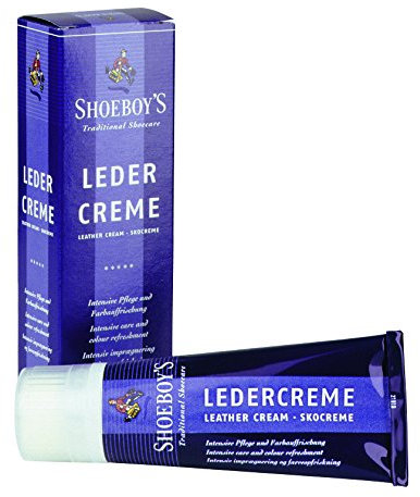 Shoeboys Ledercreme - die Farbaktivierende Ledercreme für alle Farbigen Glattleder (75 ml, Orange)