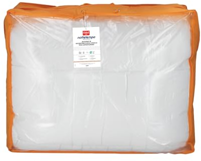 Gabel Nottetempo Piumino Una piazza e mezza Microfibra Caldo, Poliestere, Bianco, 205 x 200 cm