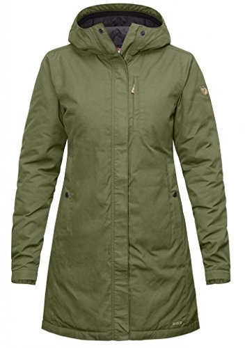 Fjällräven dam Kiruna vadderad anorak, grön, XXS