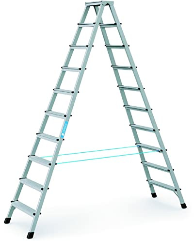 Zarges Leiter 10-Stufen Aluminium bis 2.2 m, 12.4 kg