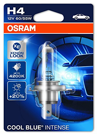 OSRAM H4 Glühlampe Fernscheinwerfer 60/55W 4200K Fernlicht Halogen Birne 64193CBI-01B
