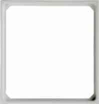 Hager – Cadre intermédiaire 50 x 50 mat blanc polaire