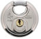 BURG-WÄCHTER Lucchetto antiscasso a disco, Lucchetto con chiave, Spessore arco 8 mm, Struttura acciaio inox, Lucchetto in ottone, Lucchetto antifurto, Circle 21 60