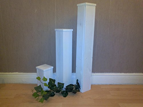 Wolkenstube 3er Dekosäulen Set weiß, Deko Säulen, Podest, Präsentation