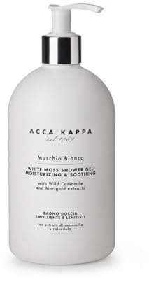 ACCA KAPPA White Moss Shower Gel, 17 fl oz