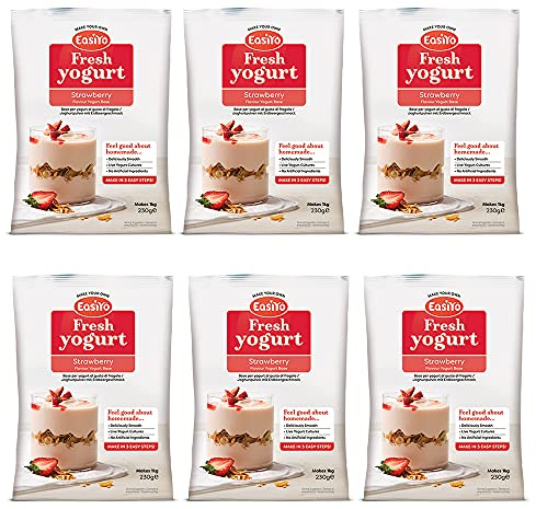 Easiyo Strawberry Yoghurt Mix 230g - Pack of 6
