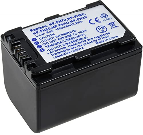Powery Batería para videocámara Sony DCR-HC23E 1300mAh