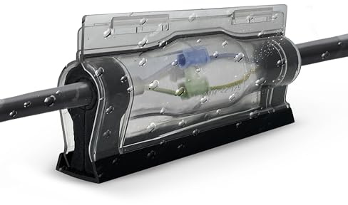 Heidemann ISO FLEX Gießharz-Set (inkl. Abzweig- und Verbindungsmuffe, Gehäuse mit Zubehör und Gießharz 160 ml, Einweg-Schutzhandschuh, Haustürklingel Set, Funkklingel) 30450