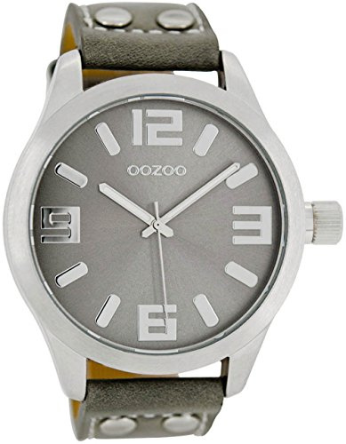 Oozoo Timepieces Damen Uhr - Armbanduhr Damen mit Lederarmband | Hochwertige Uhr für Frauen - Edle Analog Damenuhr in rund