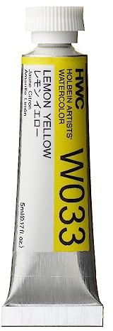 Holbein Aquarellfarben: 5?ml Tube Lemon Gelb