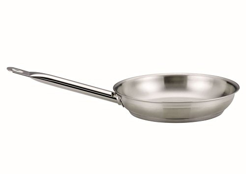 Kelomat, 1814-318, Edelstahl-Bratpfanne PROFI ohne Deckel, Durchmesser 24 cm, Induktion