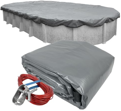 Robelle Bâche de Piscine hivernale Ultra 4,9 x 7,6 m 301625-4