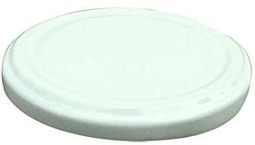 CAPSULE PER BARATTOLI DI VETRO CONFEZIONE pz.100 BIANCHI TAPPO D.63 mm COPERCHIO 1° SCELTA