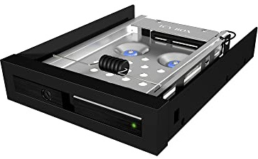 ICY BOX IB-2217aStS Rack pour Disque Dur 2,5/3,5 SATA Noir