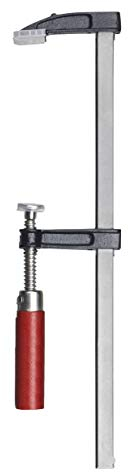 kwb Ferrule a vite con manico in legno 50x300, larghezza di serraggio 300 mm, profondità di serraggio 50 mm, mascelle di serraggio realizzate di fusione di zinco, cacciavite con ferrovia in metallo stabile