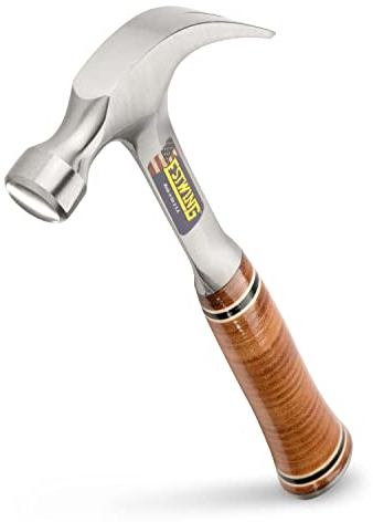 Estwing Marteau à panne fendue avec manche en cuir 340 g