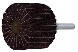 Fächerschleifer Ø80xH50mm K.240 Kombi Vlies/Korund Schaft-D.6mm PROMAT