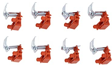 8er Set Montageklammern für Auflagespülen von SCHOCK / Klammern für Montage / Befestigungsklammern für Auflage - Spüle