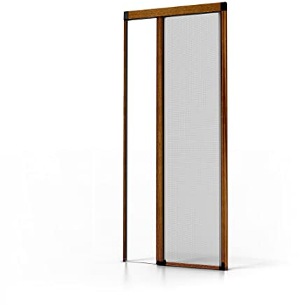 Fliegengitter für Tür Luxe, Aluminium, Eichengold, 1400 x 2300 mm