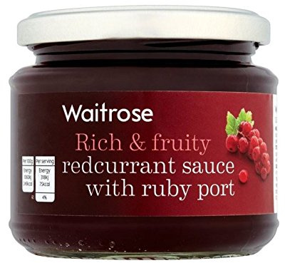 Salsa De Grosella Con 215G Puerto De Rubí Waitrose - Paquete de 2