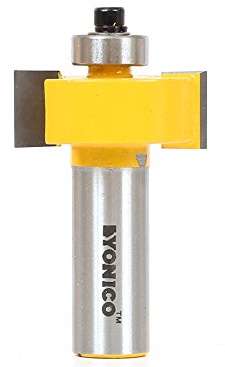 Yonico 14187 1/2-Inch Height X 3/8-Inch Depth Slot Cutter Router Bit 1/2-Inch Shank