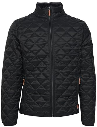 Blend BHStanley Herrjacka, övergångsjacka, jacka med ståkrage, dragkedjefickor, normal passform, Svart (70155), XL