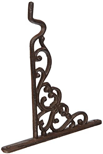 Esschert BPH28 - Gancho y Colgador para macetas, Color marrón