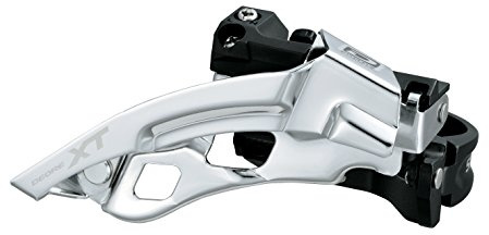 Shimano Deore XT FD-M780 Umwerfer 3x10-fach Top Swing silber Ausführung Schelle 34,9 mm 2016 Mountainbike